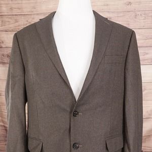 LAUREN RALPH LAUREN LRL GREEN LABEL BROWN BLAZER SPORT COAT SUIT JACKET SZ 44R